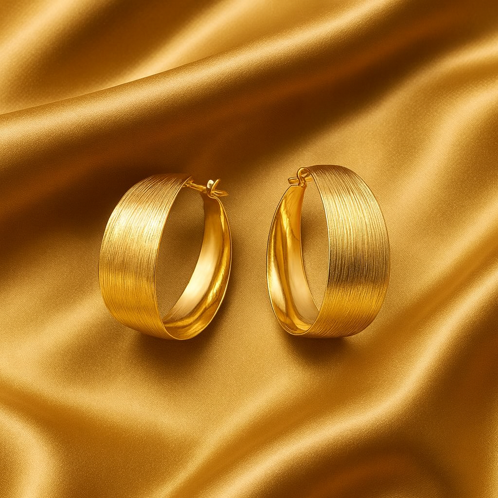 Zlaté boho náušnice