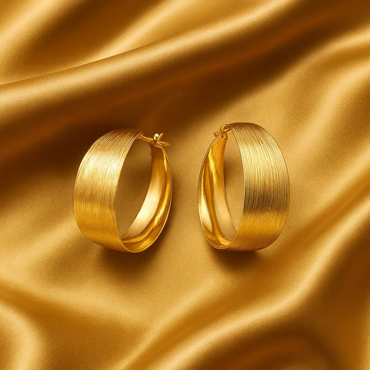 Zlaté boho náušnice