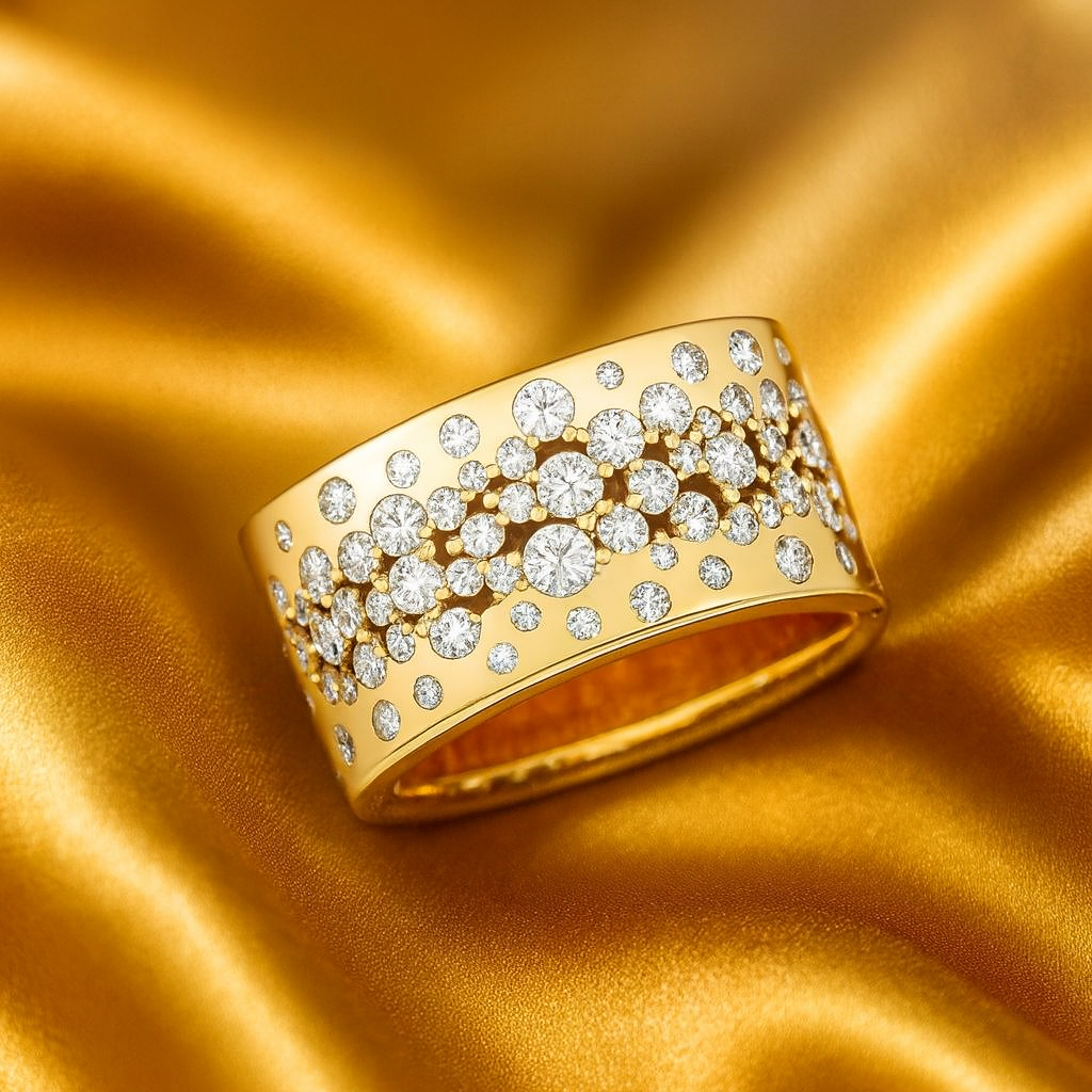 Elegant Gold Round-Cut Sapphire Ring