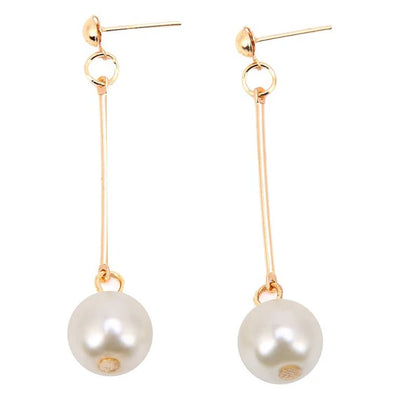 Luxury Dangling Earrings with Special Hand-Set Pearls