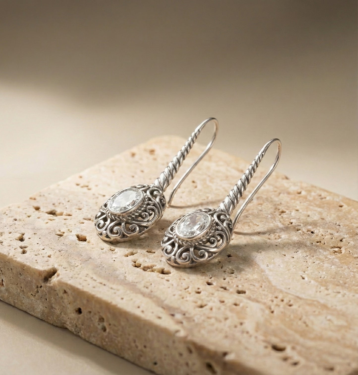 Luminescent Filigree Elegance Earrings