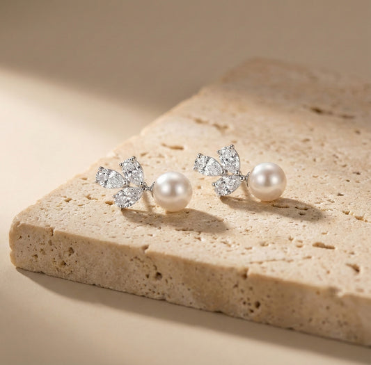 Pearl Blossom Radiance Studs