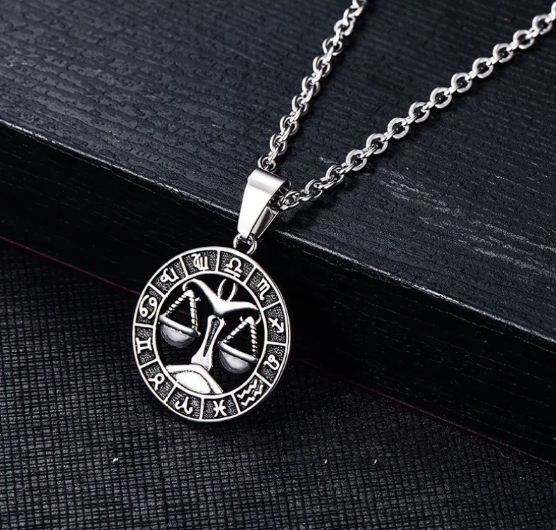 Stainless Steel Cancer Zodiac Pendant
