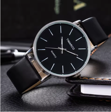 Elegant Silver Quartz Business Watch for Professionals