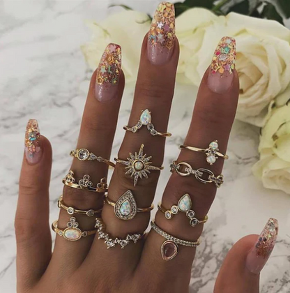 Unique premium pack of 8 to 12 rings
