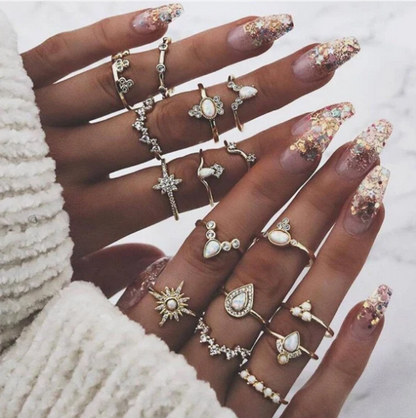 Unique premium pack of 8 to 12 rings