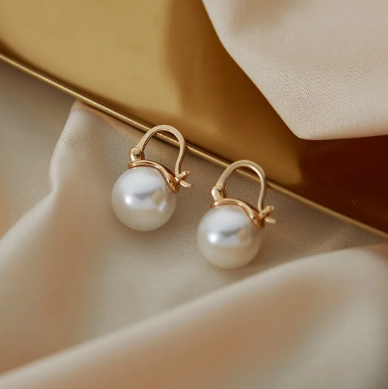 シルバーフレンチネットイヤリング