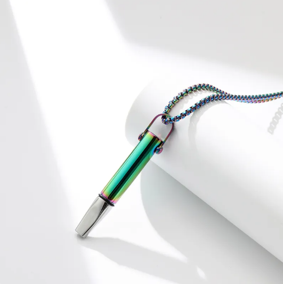 呼吸抵抗ホイッスルネックレス