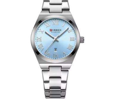 Elegant Minimalist Ladies Watch With Roman Numerals