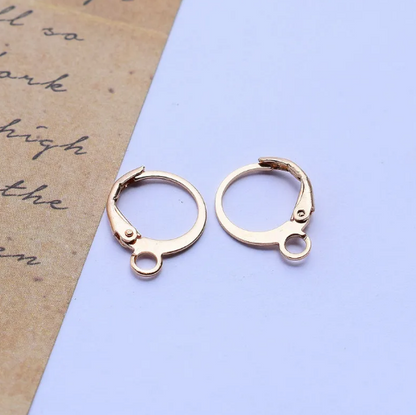 DIY Copper Plated Ear Hooks