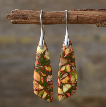 Bohemian Emperor Stone Earrings