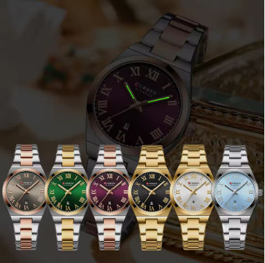 Elegant Minimalist Ladies Watch With Roman Numerals