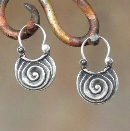 Geometric Gypsy Metal Earrings