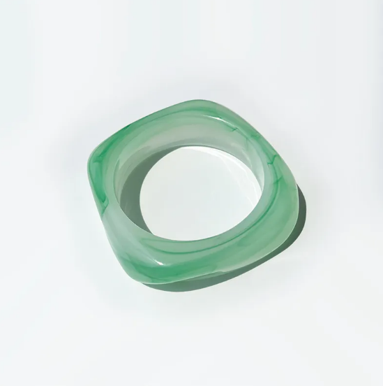 カラフルスクエアアクリルブレスレット