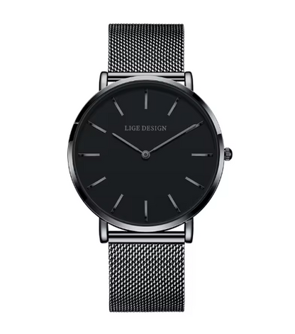 Minimalist Stainless Steel Watch for Everyday Wear