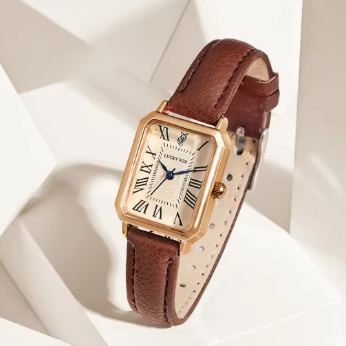 Exquisite Square Vintage Digital Dial Wristwatch Elite