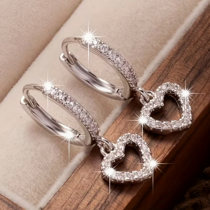 Opulent Heart of Grace Earrings