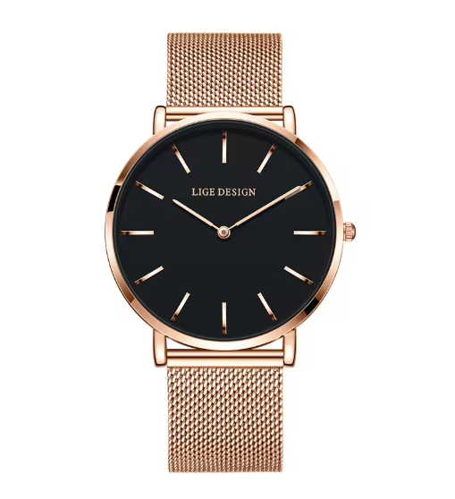 Minimalist Stainless Steel Watch for Everyday Wear