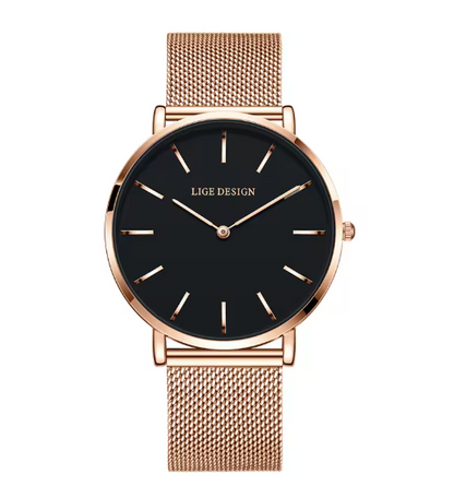 Minimalist Stainless Steel Watch for Everyday Wear