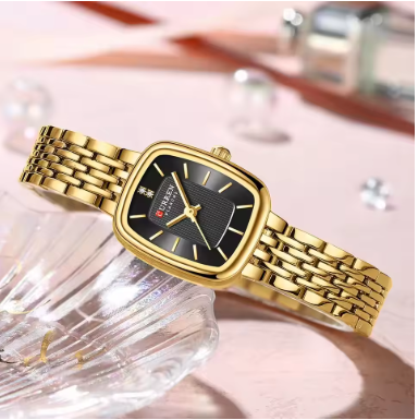 Timeless TwoTone Gold Silver Quartz Watch Bracelet