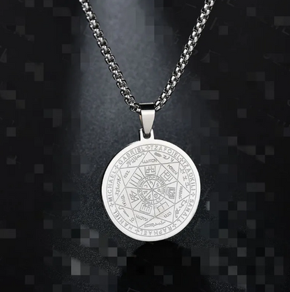 Six Star Angel Tritone Pendant Necklace