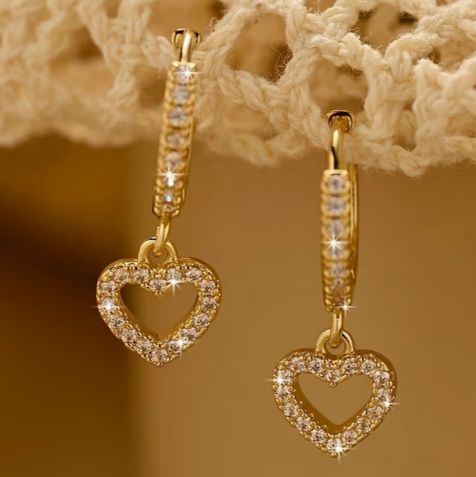 Opulent Heart of Grace Earrings