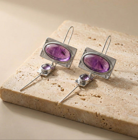 Twilight Amethyst Elegance Earrings