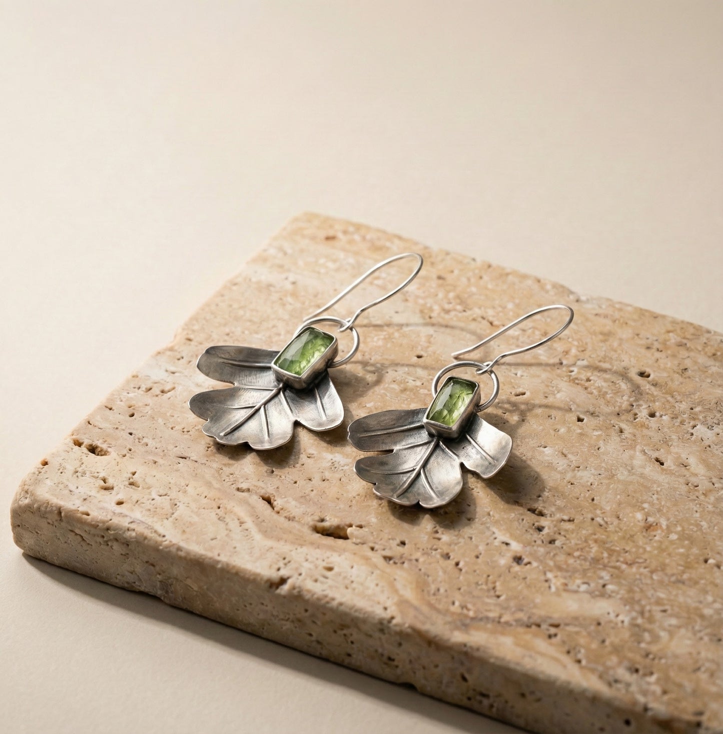 Verdant Leaf Harmony Earrings