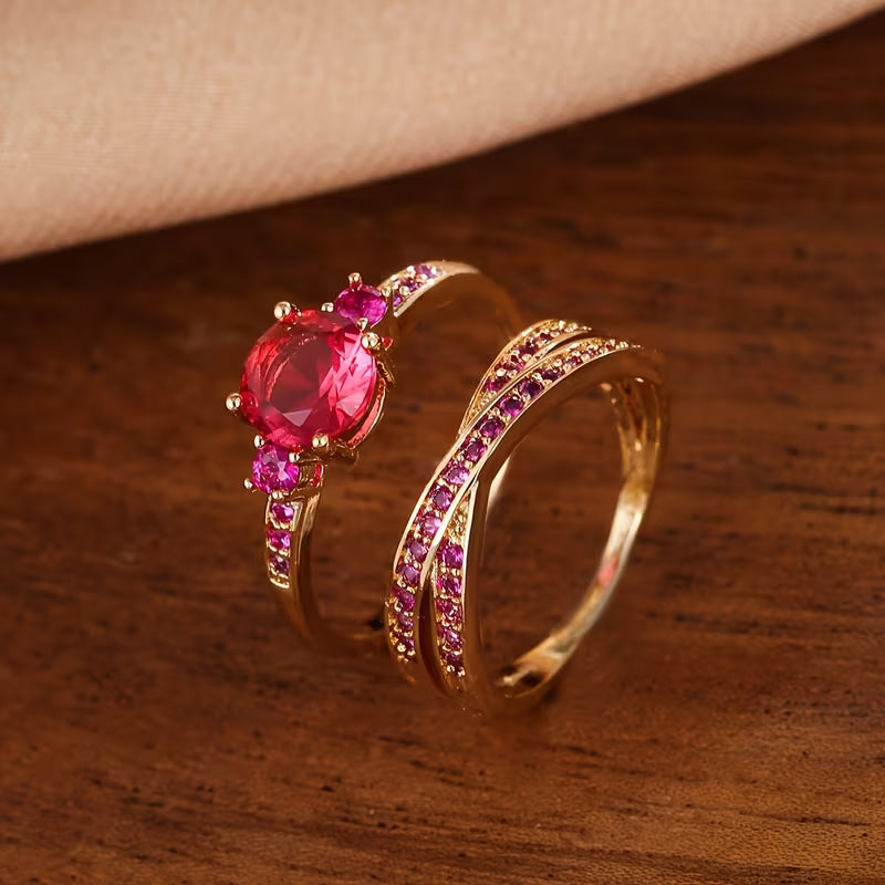 Crimson Grace Classic Ring Set