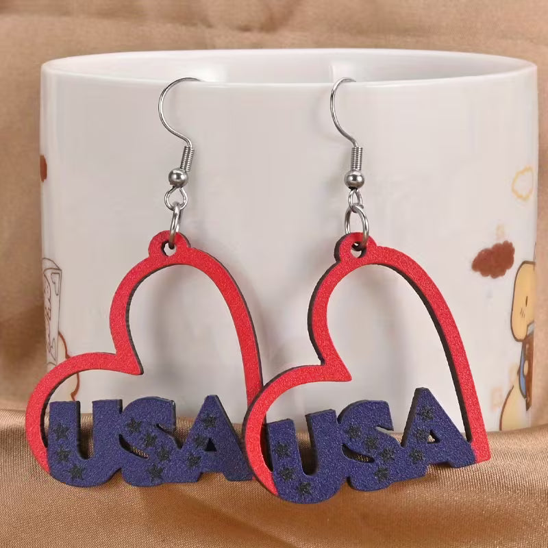 Unity of Grace Heart Drop Earrings