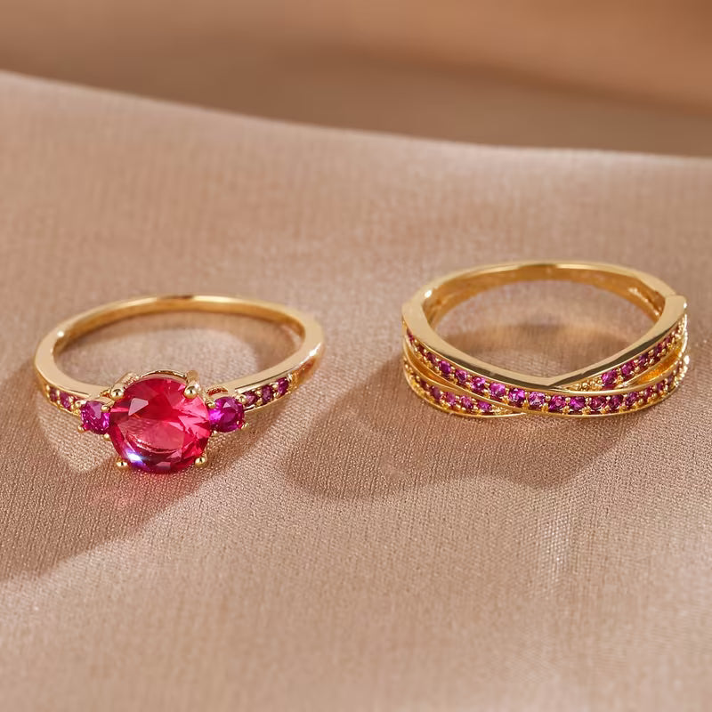 Crimson Grace Classic Ring Set