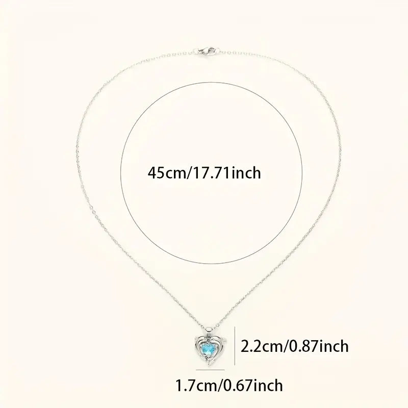 Oceanheart Twins Necklace