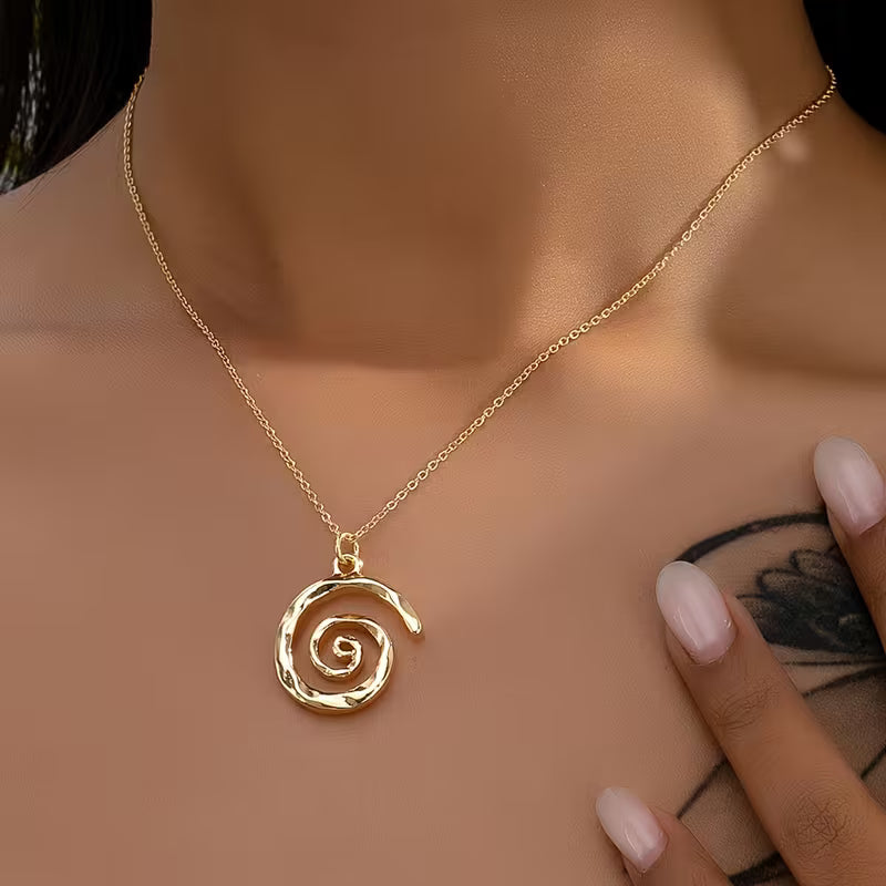 Summer Breeze Spiral Necklace