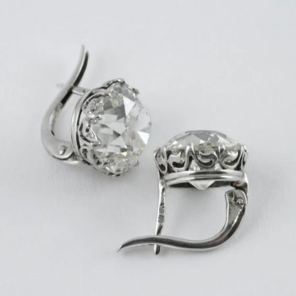 1+1 Offer: Vintage Layered Zirconia Ring + Vintage Zirconia Silver Earrings