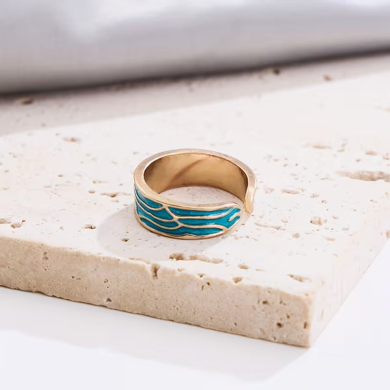 Azure Tides Grace Ring
