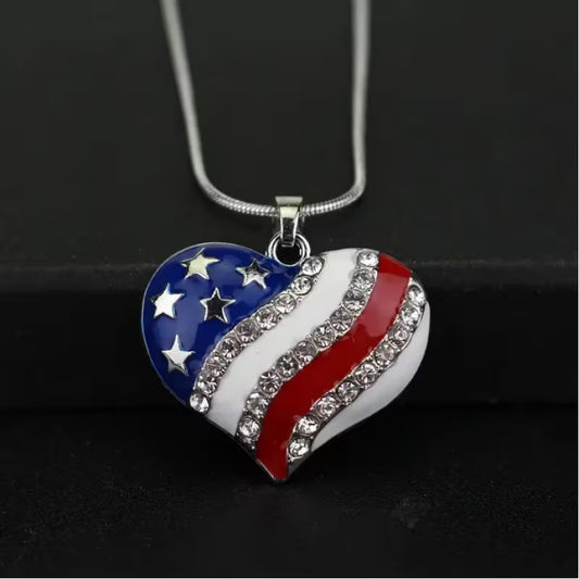 Heart of Liberty Heirloom Pendant Necklace