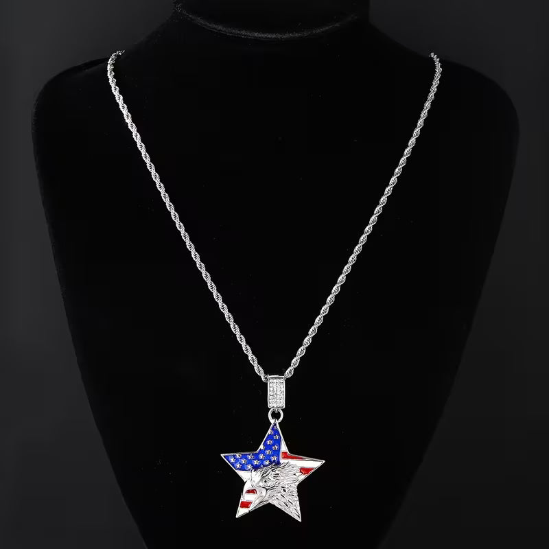 Celestial Liberty Heirloom Star Pendant Necklace