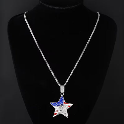 Celestial Liberty Heirloom Star Pendant Necklace