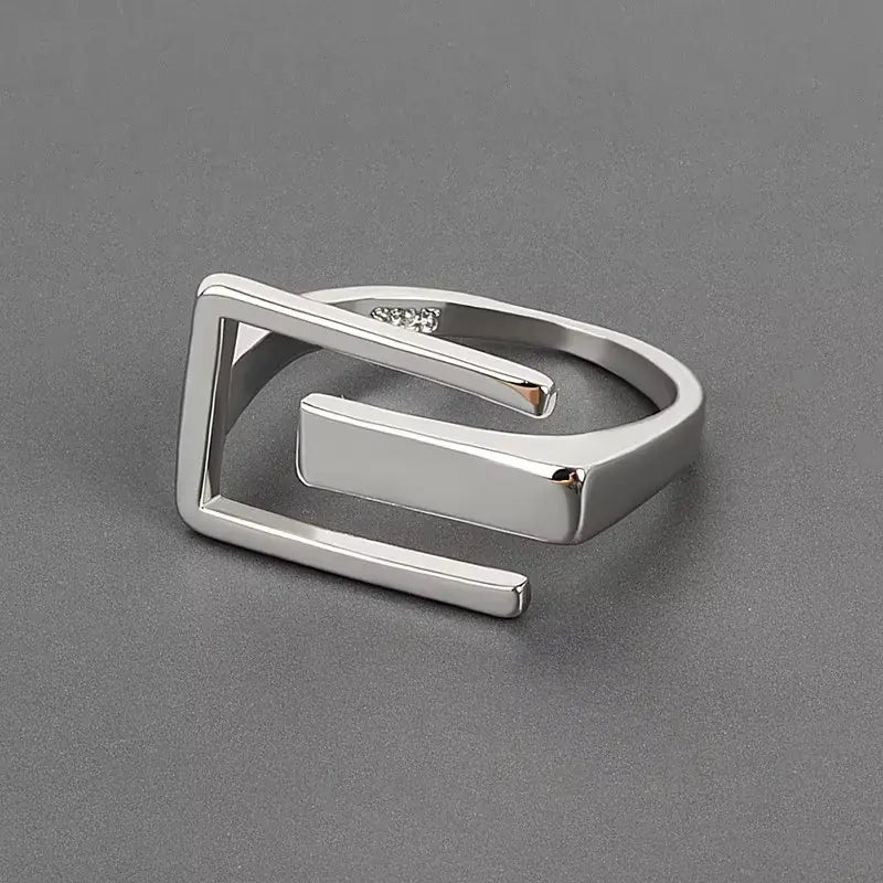 Irregular Silver Ring
