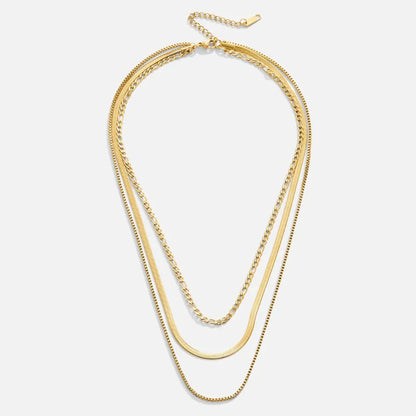 Vienna Layered Chain Necklace